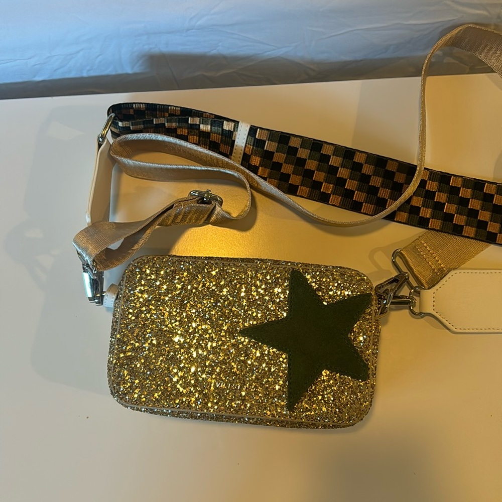 Vintage Havana Glitter Linda Bag